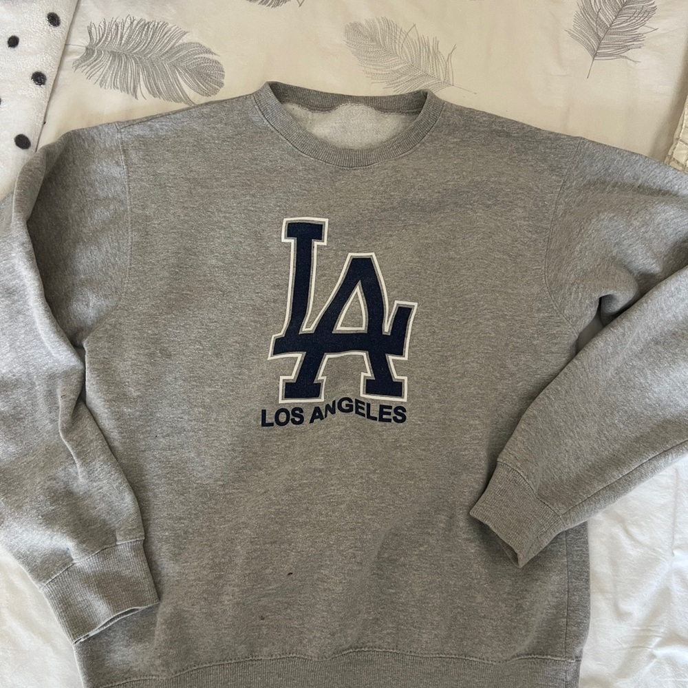 Gray Los Angeles Logo Men's Sweater